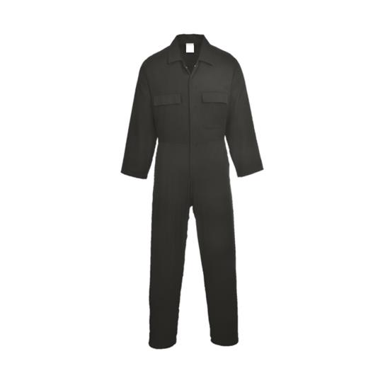 AGRICULTURE WARRIOR STUD FRONT COVERALL BLACK S