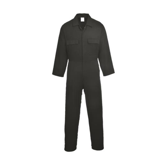 ENGINEERING WARRIOR STUD FRONT COVERALL BLACK S