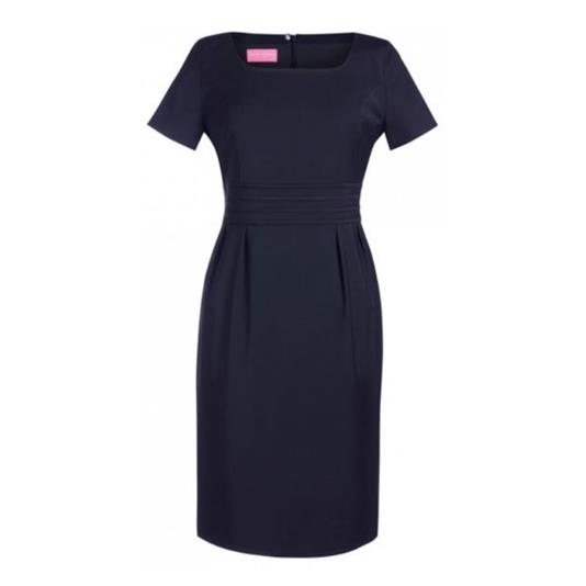 BORDEAUX DRESS NAVY LONG SIZE 08