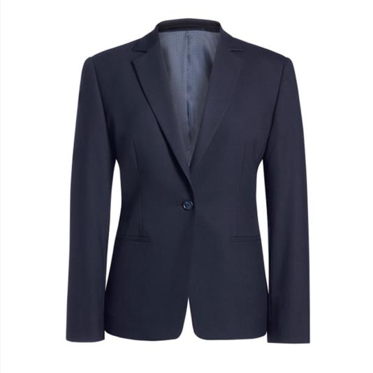 CANNES LADIES TAILORED FIT JACKET NAVY 10 LONG