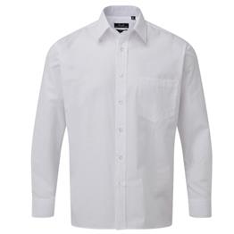 PREMIER POPLIN LONG SLEEVE SHIRT WHITE 14.5"