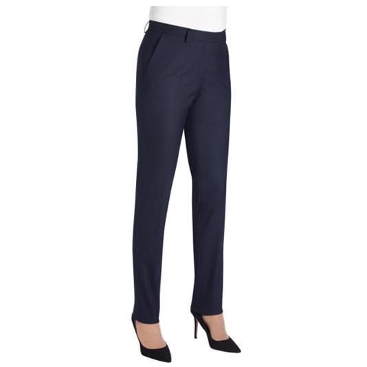 PARIS SLIM LEG TROUSER NAVY 04 LONG