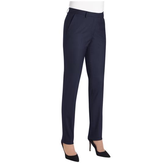 PARIS SLIM LEG TROUSER NAVY 04 SHORT