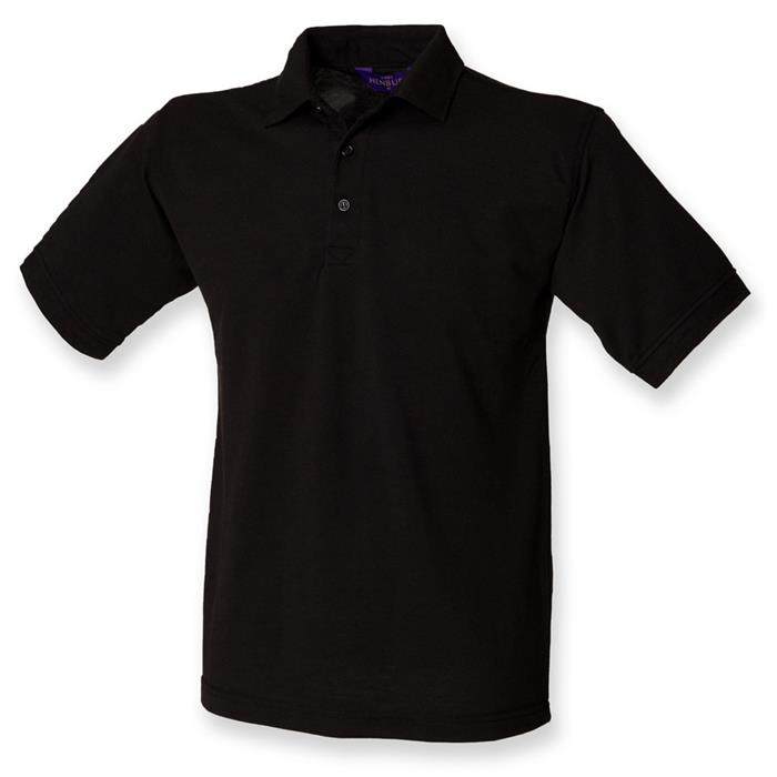 AGRICULTURE HENBURY POLYCOTTON POLO BLACK S